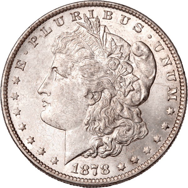 1878 Morgan Silver Dollar, 7 Feathers, 2nd Reverse | Littleton