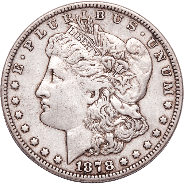 1878 Morgan Silver Dollar, 7 Feathers, 3rd Reverse | Littleton