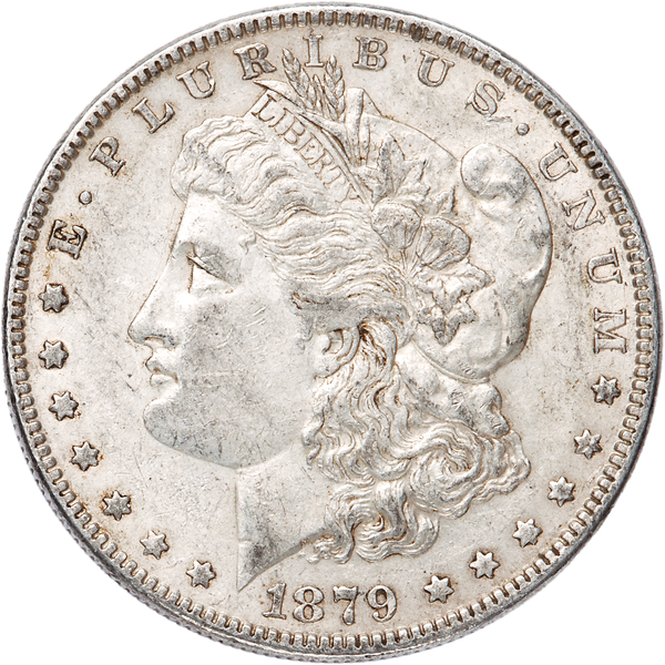 1879 Morgan Silver Dollar, Extra Fine