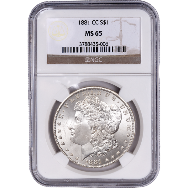 1881-CC Morgan Silver Dollar MS65 | Littleton Coin Company