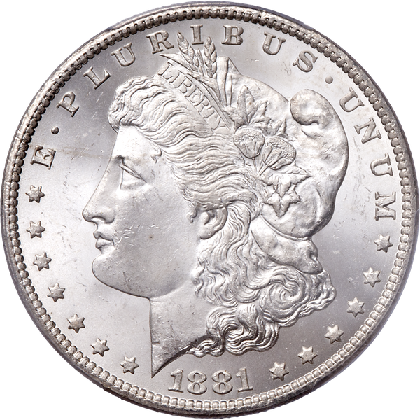 1881-CC Morgan Silver Dollar