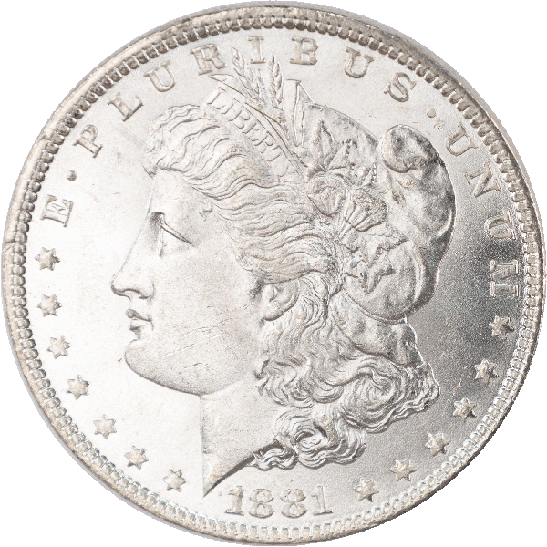 1881-O Morgan Silver Dollar MS60 | Littleton Coin Company