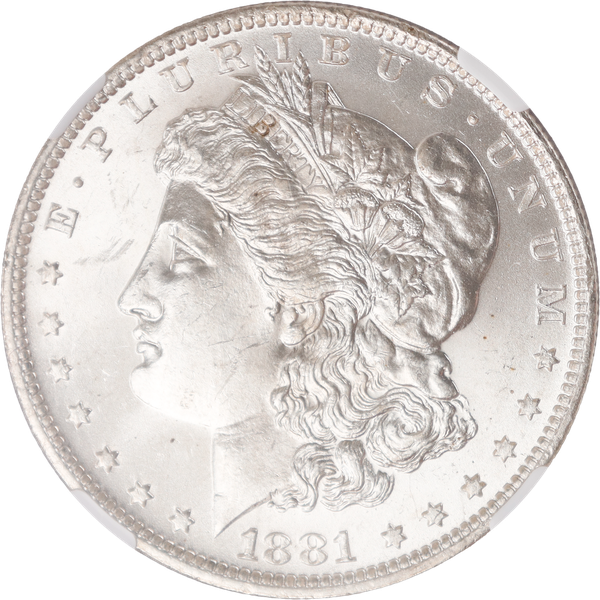 1881-O Morgan Silver Dollar NGC 63#2