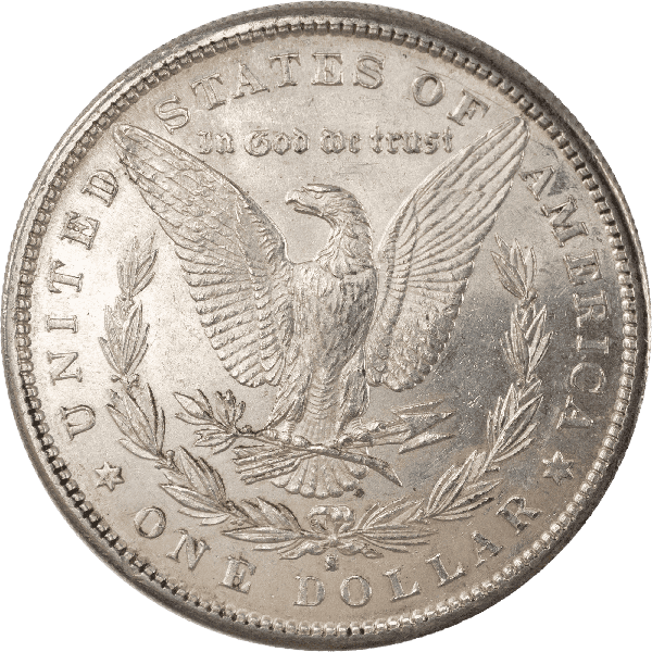 1881-S Morgan Silver Dollar, PCGS Certified, Gem Uncirculated