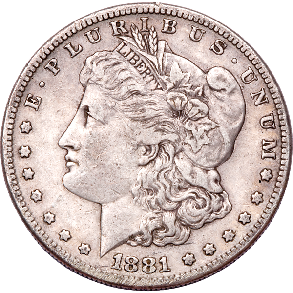 1881-S Morgan Silver Dollar VF#2