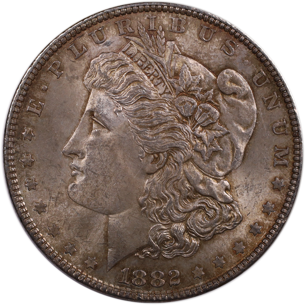 1882 Morgan Silver Dollar AU#2