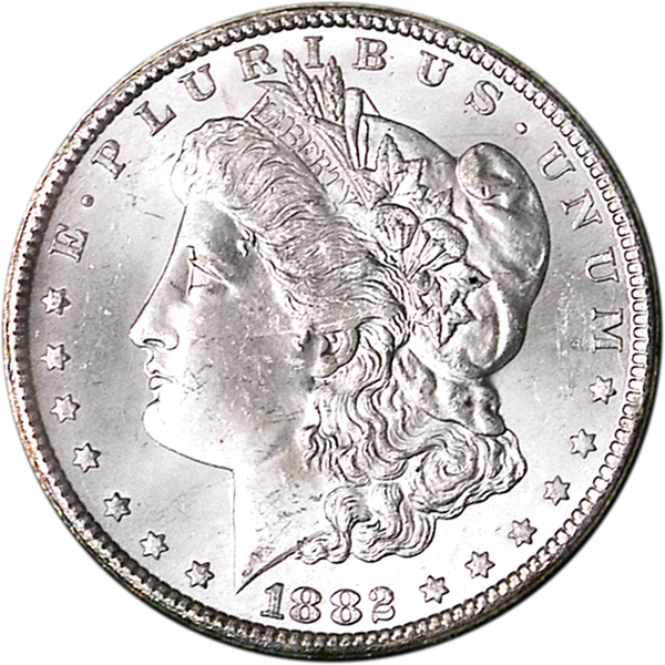 1882-CC Morgan Silver Dollar