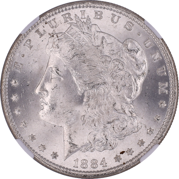 1884 Morgan Silver Dollar MS65
