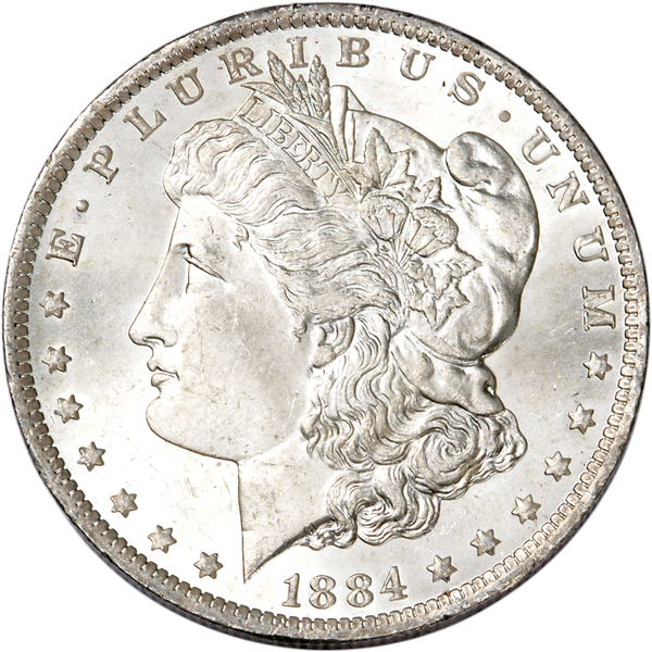 1884-O Morgan Silver Dollar