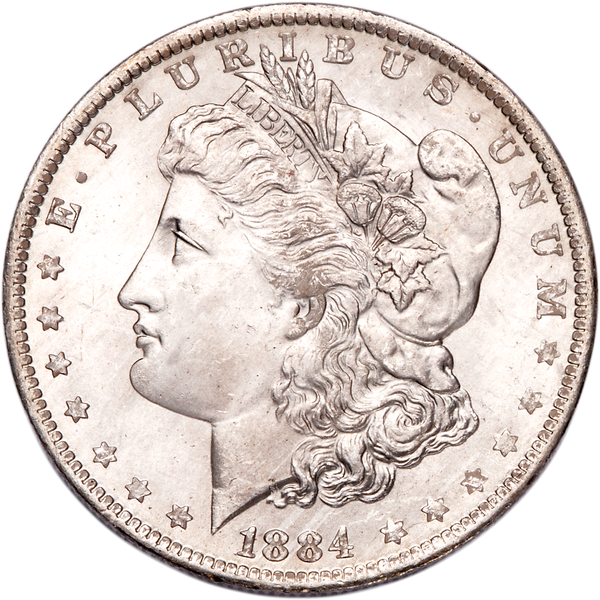 1884-O Morgan Silver Dollar MS63