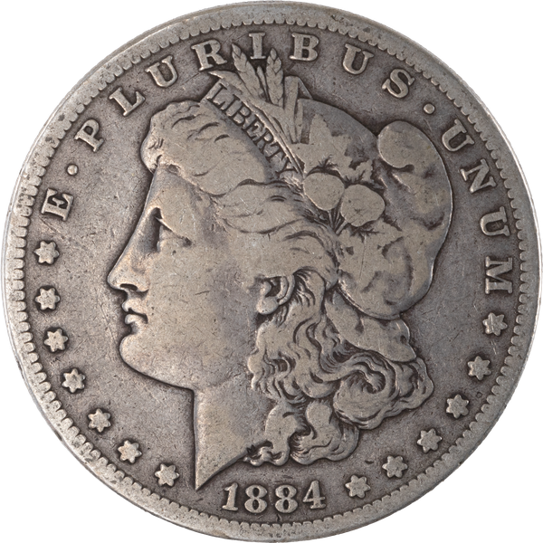 1884-S Morgan Silver Dollar F#2