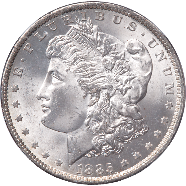 1885-O Morgan Silver Dollar MS64