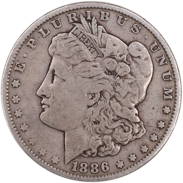 モルガンダラー1886年 銀貨 Morgan Dollar 1886 Morgan Silver Dollar VG | Littleton Coin Company