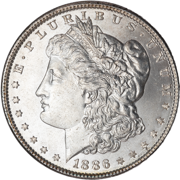 1886 Morgan Silver Dollar AU55 | Littleton Coin Company