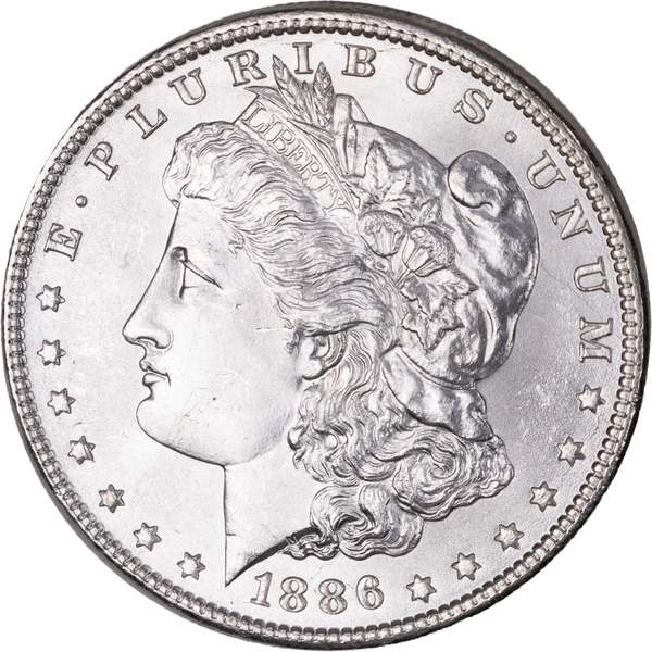 1886 Morgan Silver Dollar MS64
