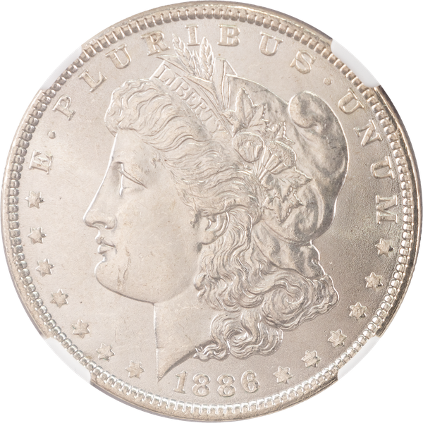 1886 Morgan Silver Dollar AU55 | Littleton Coin Company
