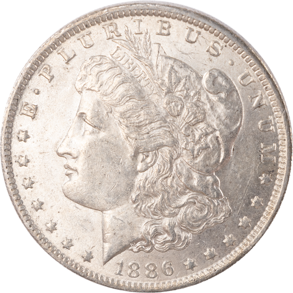 1886-O Morgan Silver Dollar AU55 | Littleton Coin Company