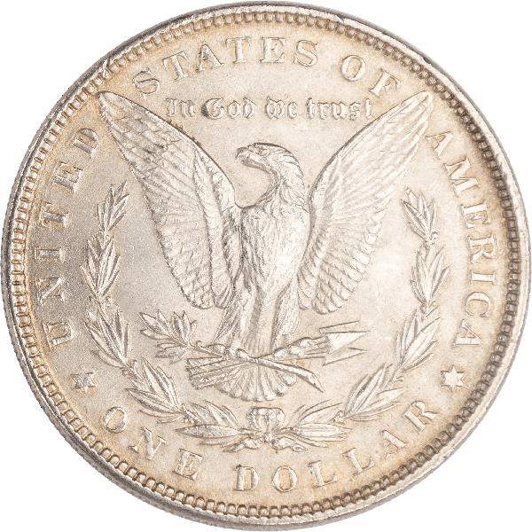 1887 Morgan Silver Dollar, About Uncirculted, AU-50 | Littleton