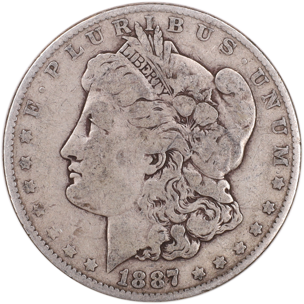 1887 Morgan Silver Dollar VG#2