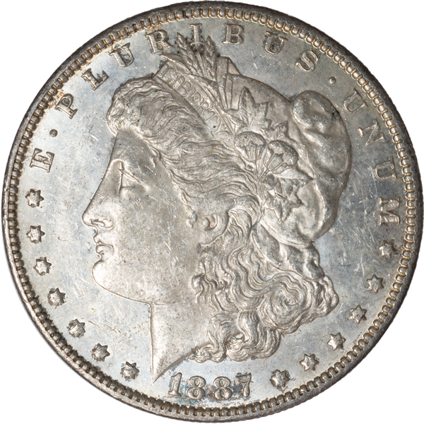 1887年 MORGAN SILVER DOLLAR アメリカPCGS MS63 1887-O Morgan Silver Dollar MS63 | Littleton Coin Company