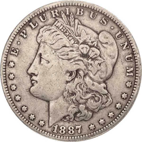 1887年 MORGAN SILVER DOLLAR アメリカPCGS MS63 1887-O Morgan Silver Dollar MS63 | Littleton Coin Company