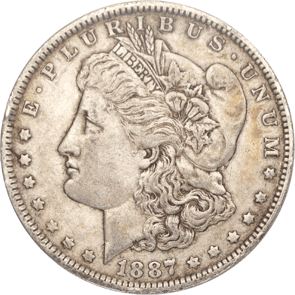1887年 MORGAN SILVER DOLLAR アメリカPCGS MS63 1887-O Morgan Silver Dollar MS63 | Littleton Coin Company