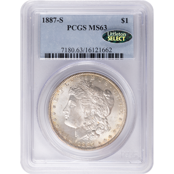 1887-S Morgan Silver Dollar | Littleton Coin Company