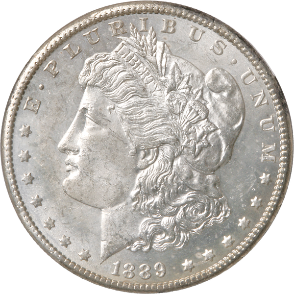 1889-CC Morgan Silver Dollar