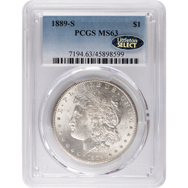 1889-S Morgan Silver Dollar MS63 | Littleton Coin Company