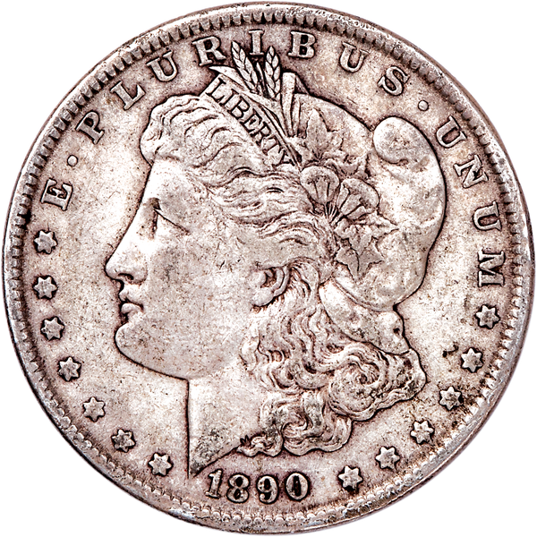 1890 Morgan Silver Dollar VF