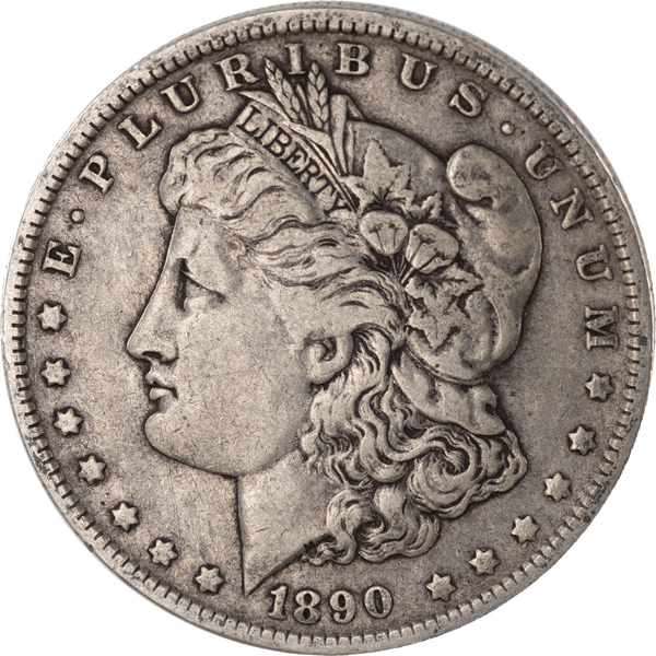 1890-O Morgan Silver Dollar VF