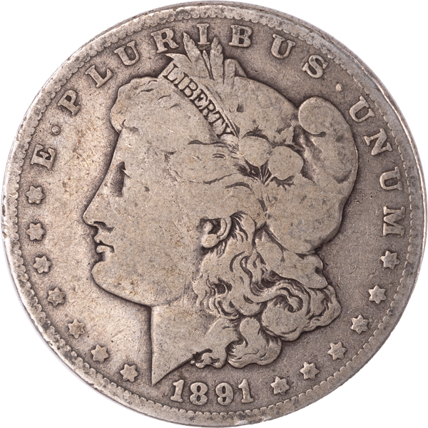 1891-O Morgan Silver Dollar VG