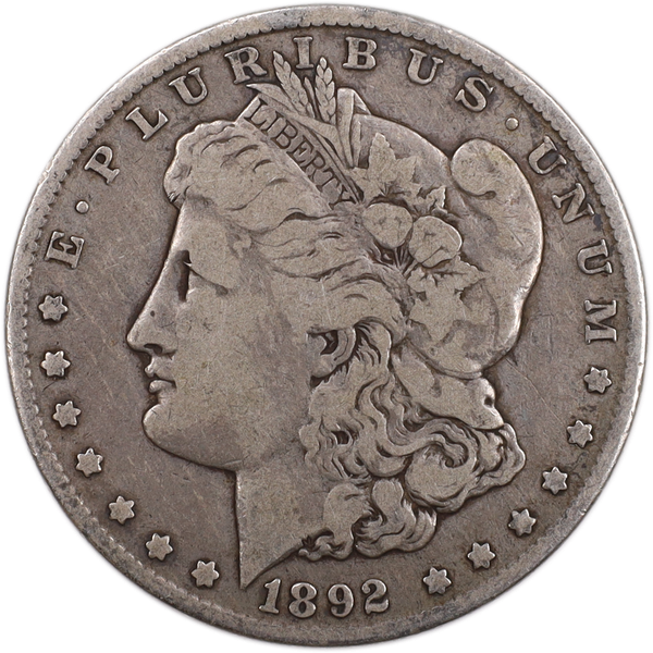 1892-O Morgan Silver Dollar VG
