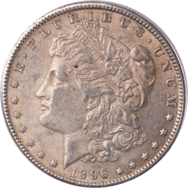 1896 Morgan Silver Dollar AU#2