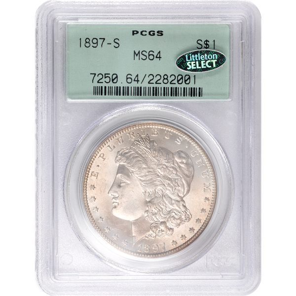 1897-S Morgan Silver Dollar MS64 | Littleton Coin Company