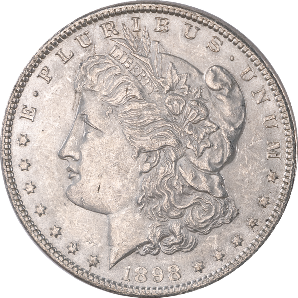 1898 Morgan Silver Dollar AU55