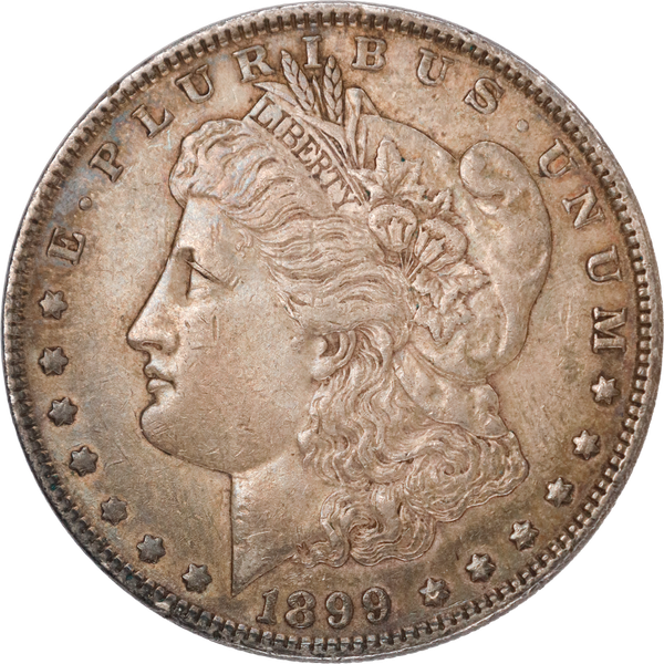 1899 Morgan Silver Dollar NGC 62#2