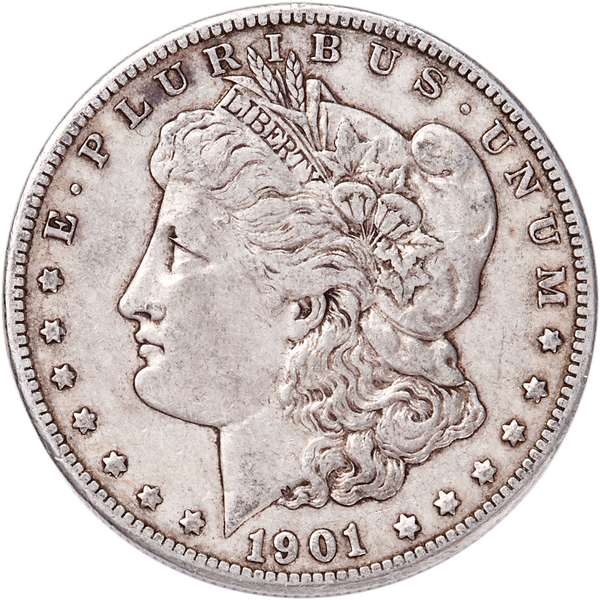 1901-O Morgan Silver Dollar VF