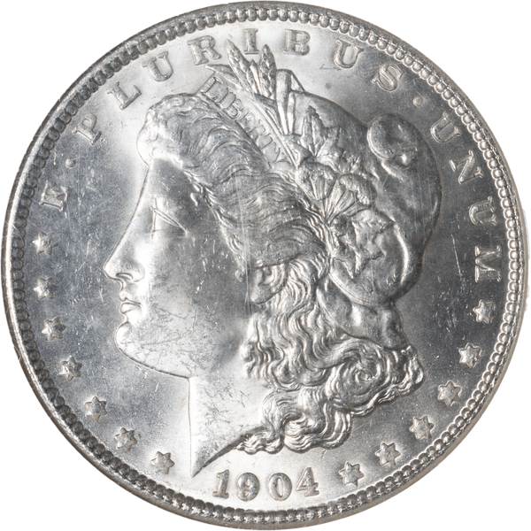 1904年 MORGAN SILVER DOLLAR アメリカPCGS MS63 1904 Morgan Silver Dollar MS63 | Littleton Coin Company