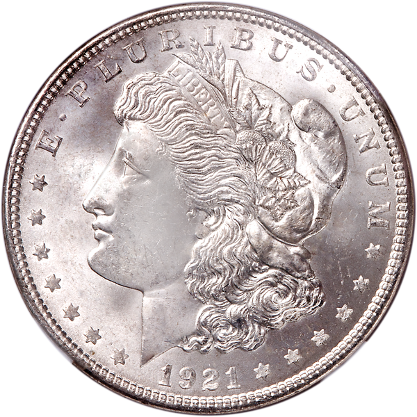 1921 Morgan Silver Dollar MS63