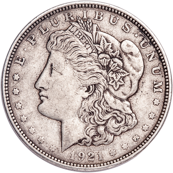 1921-D Morgan Silver Dollar VF
