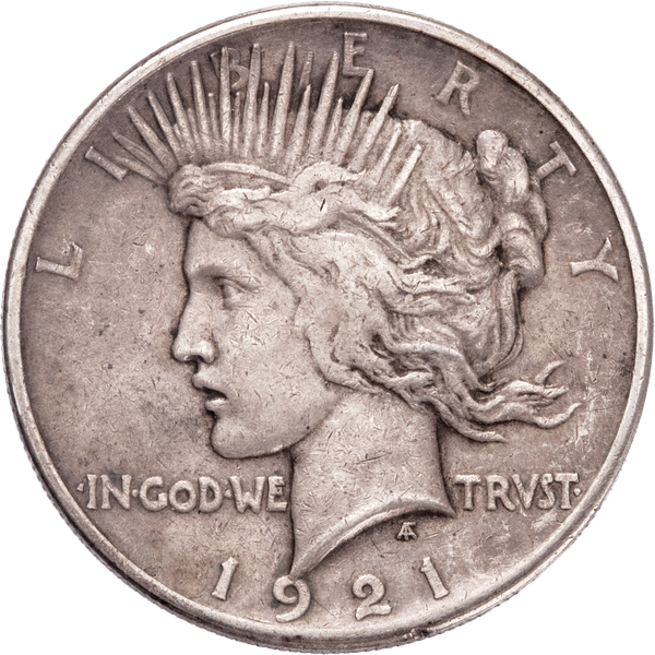 1921 Peace Silver Dollar