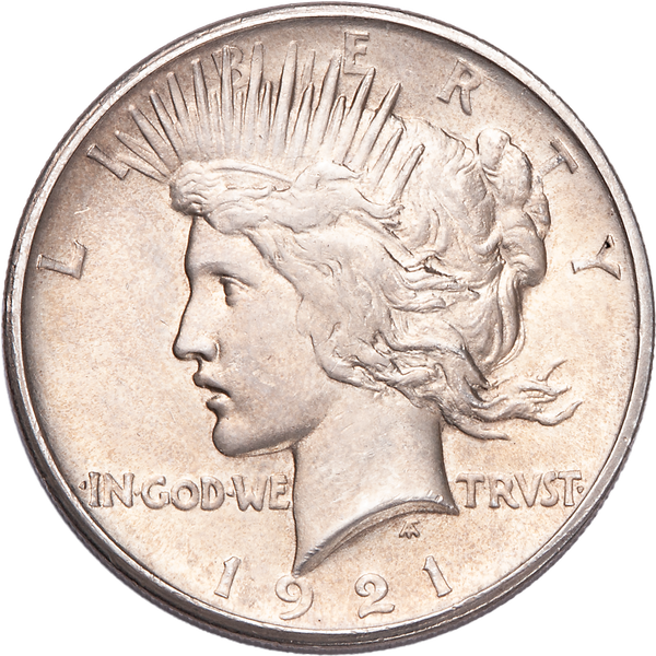 1921 Peace Silver Dollar
