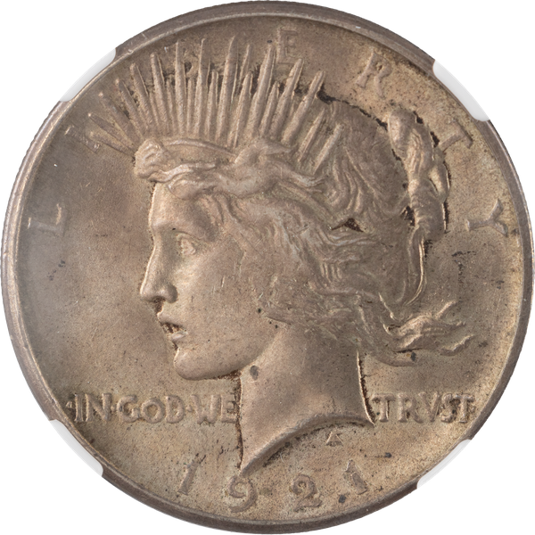 1921 Peace Silver Dollar
