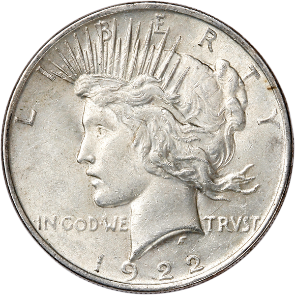 1922 Peace Dollar XF