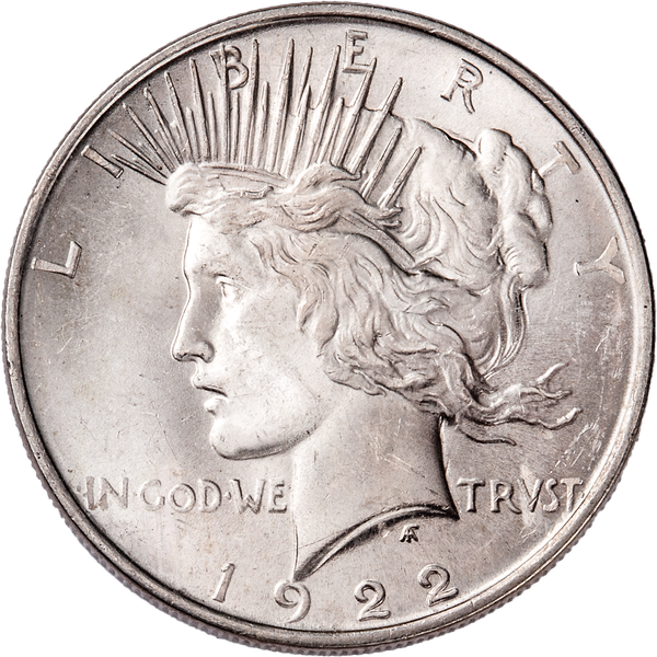 1922 Peace Silver Dollar