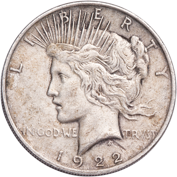 1922 Peace Dollar XF#2