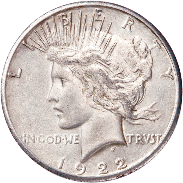 1922-S Peace Silver Dollar