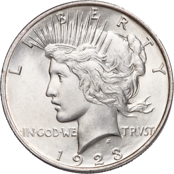 1923 Peace Silver Dollar