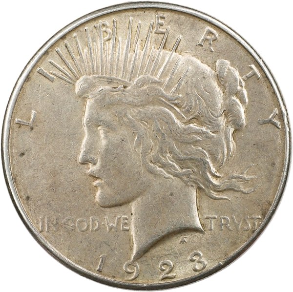 1923-S Peace Silver Dollar